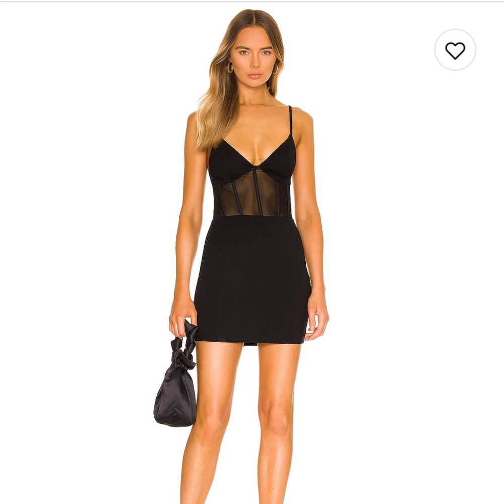 Black LBD corset dress. Revolve. Worn once.